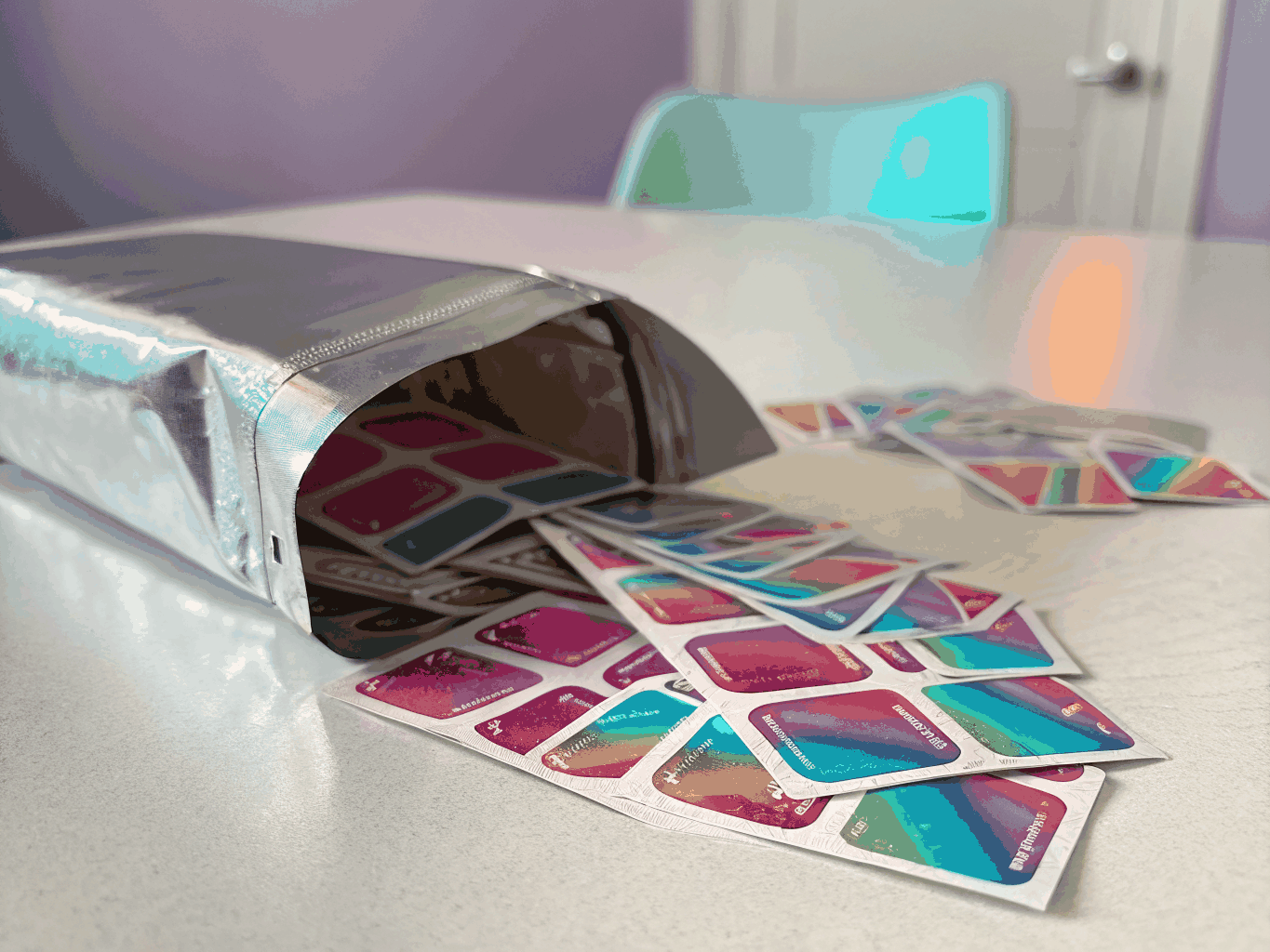 Stickere PVC holografice decupate pe contur