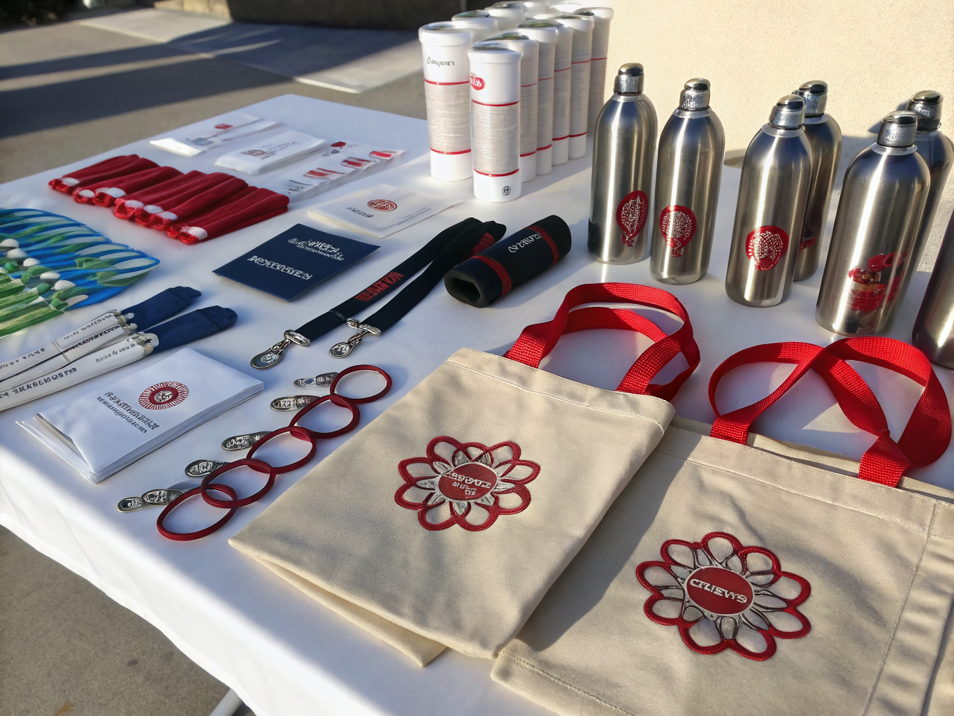 Pachete complete promoționale personalizate, lanyard-uri și agende pentru festival
